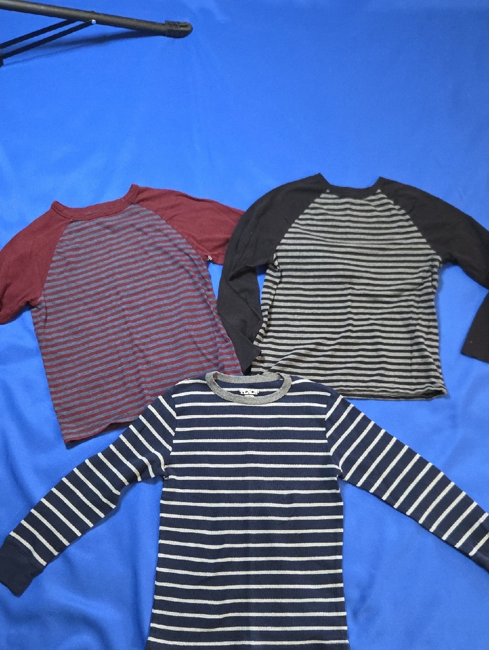 Boys Childrens Place Long-Sleeve Striped Tee - Trio